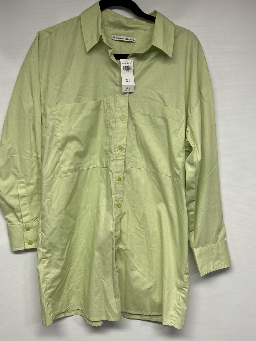 Abercrombie & Fitch Pale Green Collared Shirt